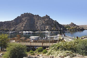 Image showing scenery around the Temple of Philae in Egypt