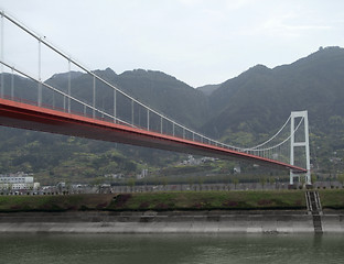 Image showing bridge over Yangtze River