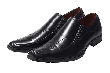 Image showing pair of dark shoes