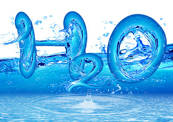 Image showing Water formula