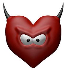Image showing devil heart