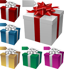 Image showing Gift boxes