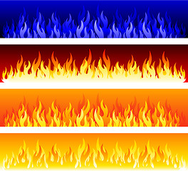 Image showing Fire flames symbol