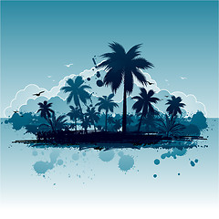 Image showing Tropical background