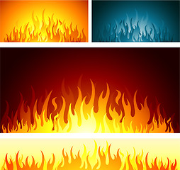 Image showing Fire flames symbol