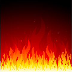 Image showing Fire flames symbol