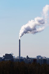 Image showing Smoking Chimney