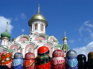 Image showing Matryoshkas at Red Square