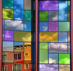 Image showing Colorful reflections