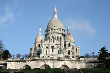 Image showing Beautiful Sacre Coeur in Paris