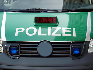 Image showing German police car