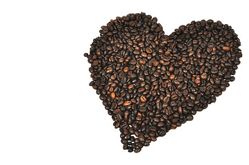 Image showing Coffee heart