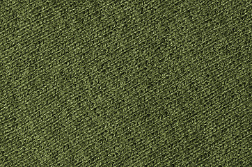 Image showing Green wool texture