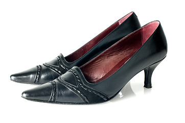 Image showing Black woman shoes
