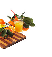 Image showing fresh orange juice