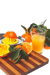 Image showing fresh orange juice