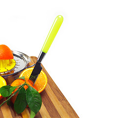 Image showing fresh orange juice