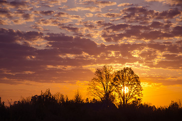 Image showing Wonderful early morning sunrise.
