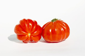 Image showing Red tomatos. Ecological healthy food.