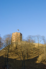 Image showing Gediminas castle in Vilnius, Lithuania.