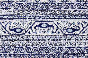 Image showing Old fabric carpet textures and ornaments.