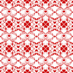 Image showing Seamless floral pattern