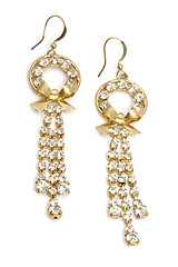 Image showing Beautiful fashion earrings