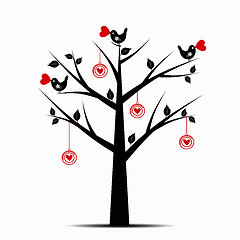Image showing Valentines Tree