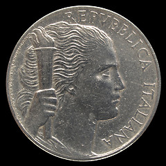 Image showing Italian coin