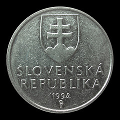 Image showing Slovak coin