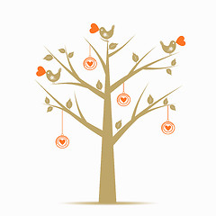 Image showing Valentines Tree