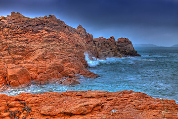 Image showing Pink Granite Coast