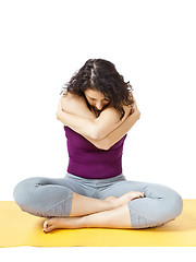 Image showing yoga woman