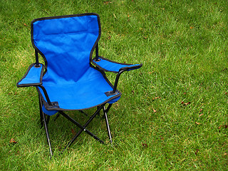 Image showing folding camp chair