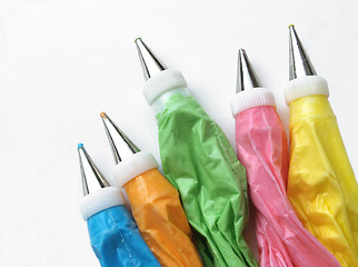 Image showing cake icing bags