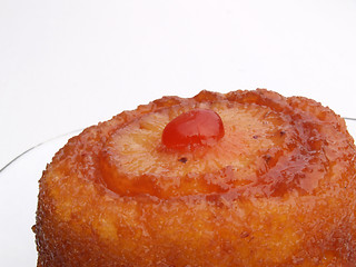 Image showing pineapple upside-down cake