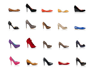 Image showing Fashionable female shoes