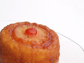 Image showing pineapple upside-down cake