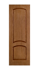 Image showing Interior door over white