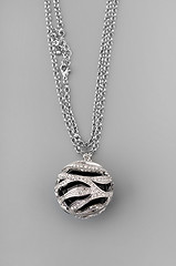 Image showing Silver pendant