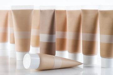 Image showing Cosmetic tubes