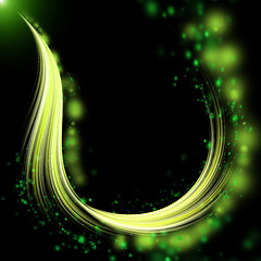 Image showing abstract green template