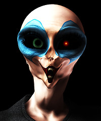 Image showing Alien Vampire Clown 