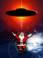 Image showing Alien Abducted Santa Claus 