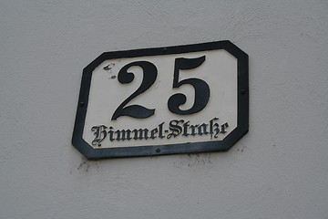 Image showing Himmel Straße 25