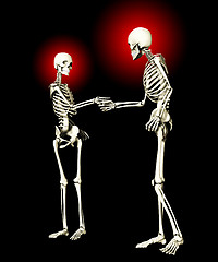 Image showing Skeletons Meeting