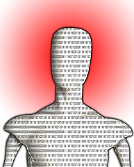 Image showing Blank Binary Man 