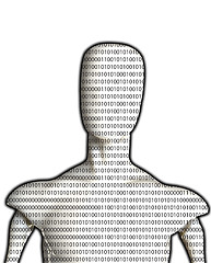 Image showing Blank Binary Man 