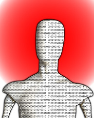 Image showing Blank Binary Man 