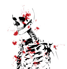 Image showing Bloody Skeleton